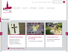 Tablet Screenshot of katholische-kirche-freiburg.de